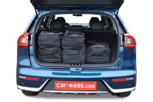 Pack de 6 sacs de voyage sur-mesure pour Kia Niro (DE) (de 2016 à 2022) - Gamme Classique