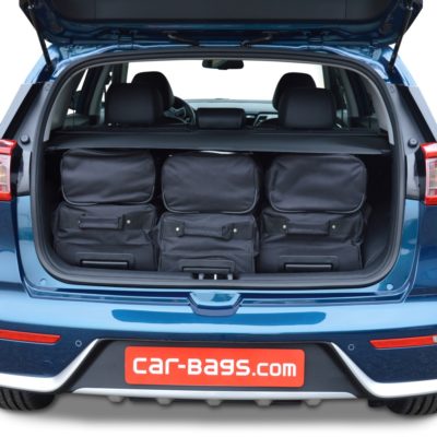 Pack de 6 sacs de voyage sur-mesure pour Kia Niro (DE) (de 2016 à 2022) - Gamme Classique