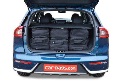 Pack de 6 sacs de voyage sur-mesure pour Kia Niro (DE) (de 2016 à 2022) - Gamme Classique