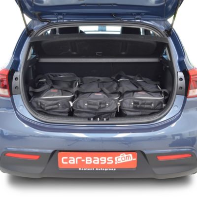 Pack de 6 sacs de voyage sur-mesure pour Kia Rio (YB) (depuis 2017) - Gamme Classique