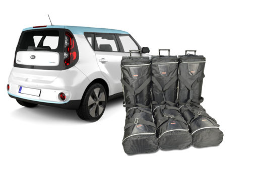 Pack de 6 sacs de voyage sur-mesure pour Kia e-Soul (SK3) (de 2019 à 019-) - Gamme Classique