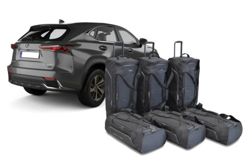 Pack de 6 sacs de voyage sur-mesure pour Lexus NX I (AZ10) (de 2014 à 2021) - Gamme Pro.Line