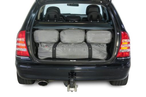 Pack de 6 sacs de voyage sur-mesure pour Mercedes-Benz Classe C estate (S203) (de 2001 à 2007) - Gamme Classique