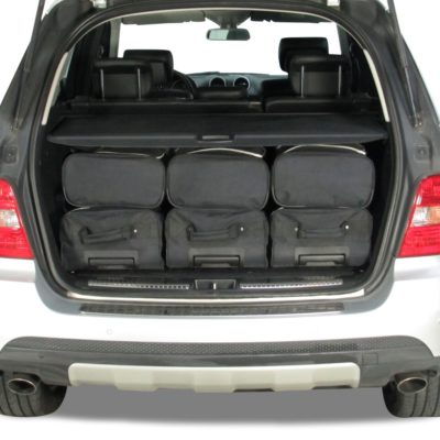 Pack de 6 sacs de voyage sur-mesure pour Mercedes-Benz ML - Classe M (W164) (de 2005 à 2011) - Gamme Classique