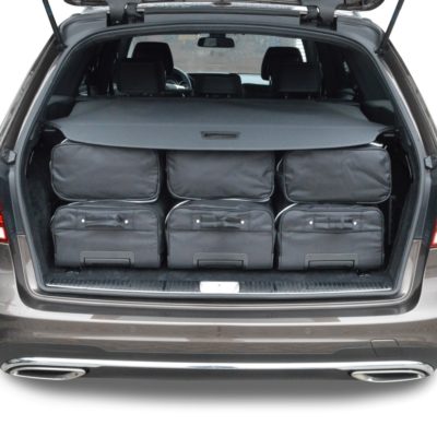 Pack de 6 sacs de voyage sur-mesure pour Mercedes-Benz Classe E estate (S212) (de 2009 à 2016) - Gamme Classique