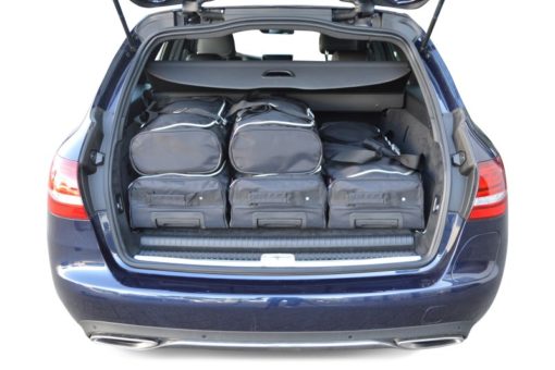 Pack de 6 sacs de voyage sur-mesure pour Mercedes-Benz Classe C estate (S205) (de 2015 à 2019) - Gamme Classique