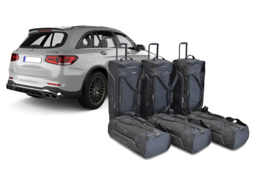 Pack de 6 sacs de voyage sur-mesure pour Mercedes-Benz GLC (X253) (de 2015 à 2022) - Gamme Pro.Line