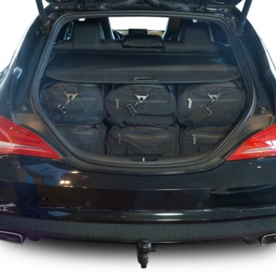 Pack de 6 sacs de voyage sur-mesure pour Mercedes-Benz CLA Shooting Brake (X117) (de 2015 à 2019) - Gamme Pro.Line