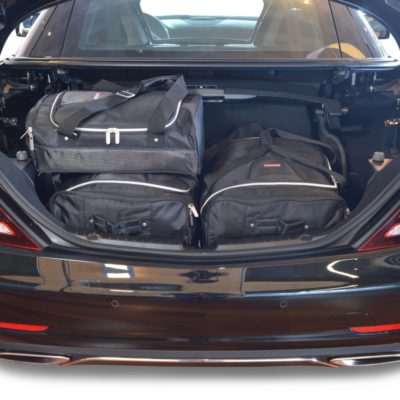 Pack de 5 sacs de voyage sur-mesure pour Mercedes-Benz SLK - SLC (R172) (de 2011 à 2020) - Gamme Classique