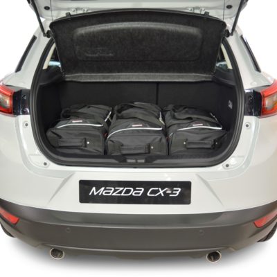 Pack de 6 sacs de voyage sur-mesure pour Mazda CX-3 (de 2015 à 2022) - Gamme Classique