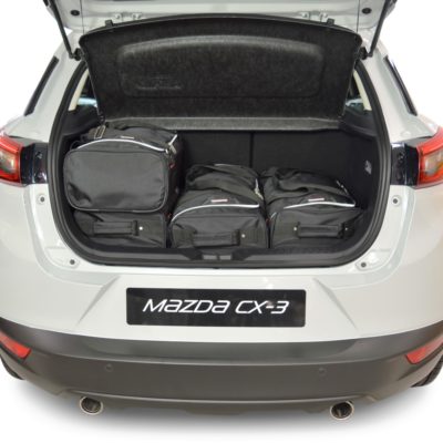 Pack de 6 sacs de voyage sur-mesure pour Mazda CX-3 (de 2015 à 2022) - Gamme Classique