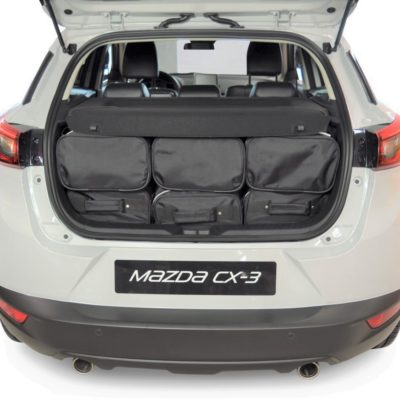 Pack de 6 sacs de voyage sur-mesure pour Mazda CX-3 (de 2015 à 2022) - Gamme Classique