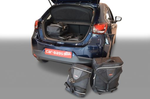 Pack de 5 sacs de voyage sur-mesure pour Mazda Mazda 2 (DJ) (depuis 2015) - Gamme Classique