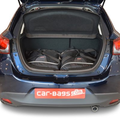 Pack de 5 sacs de voyage sur-mesure pour Mazda Mazda 2 (DJ) (depuis 2015) - Gamme Classique