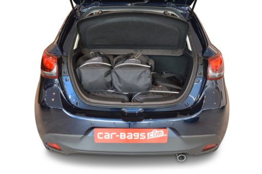 Pack de 5 sacs de voyage sur-mesure pour Mazda Mazda 2 (DJ) (depuis 2015) - Gamme Classique