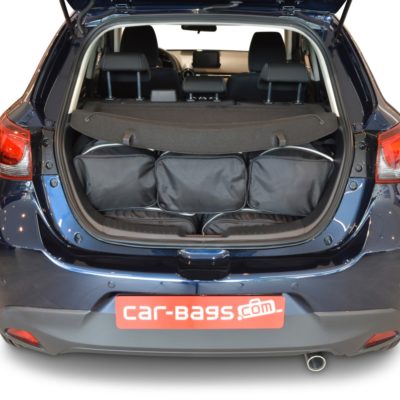 Pack de 5 sacs de voyage sur-mesure pour Mazda Mazda 2 (DJ) (depuis 2015) - Gamme Classique