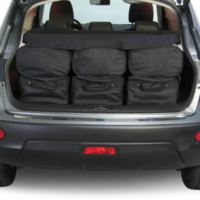 Pack de 6 sacs de voyage sur-mesure pour Nissan Qashqai (J10) (de 2007 à 2013) - Gamme Classique