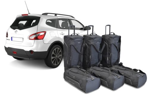 Pack de 6 sacs de voyage sur-mesure pour Nissan Qashqai+2 (J10) (de 2008 à 2013) - Gamme Pro.Line