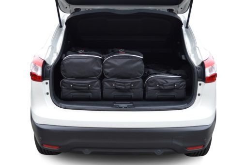 Pack de 6 sacs de voyage sur-mesure pour Nissan Qashqai (J11) (de 2013 à 2021) - Gamme Classique