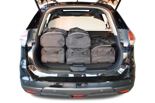 Pack de 6 sacs de voyage sur-mesure pour Nissan X-Trail III (T32) (de 2013 à 2021) - Gamme Classique