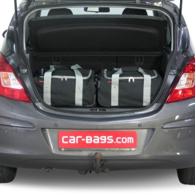 Pack de 4 sacs de voyage sur-mesure pour Opel Corsa D (de 2006 à 2014) - Gamme Classique