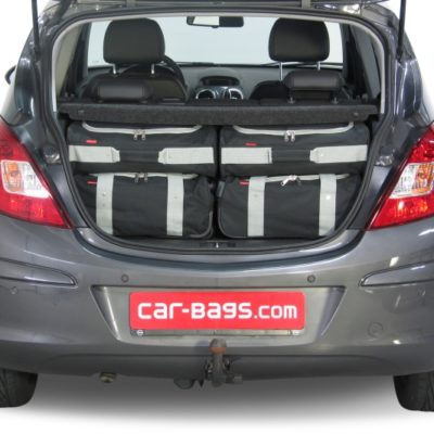 Pack de 4 sacs de voyage sur-mesure pour Opel Corsa D (de 2006 à 2014) - Gamme Classique