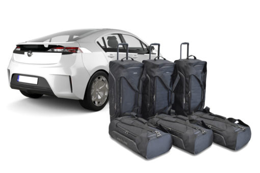 Pack de 6 sacs de voyage sur-mesure pour Opel Ampera (de 2012 à 2016) - Gamme Pro.Line