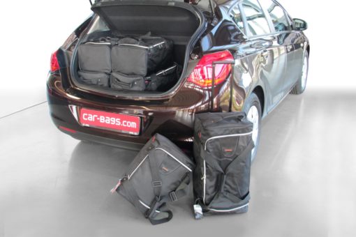 Pack de 6 sacs de voyage sur-mesure pour Opel Astra J (de 2009 à 2015) - Gamme Classique