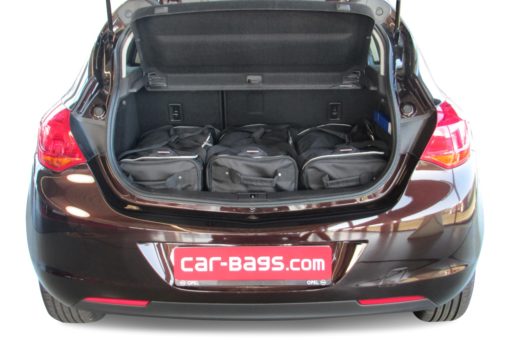 Pack de 6 sacs de voyage sur-mesure pour Opel Astra J (de 2009 à 2015) - Gamme Classique