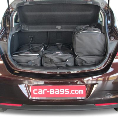 Pack de 6 sacs de voyage sur-mesure pour Opel Astra J (de 2009 à 2015) - Gamme Classique