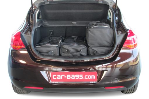 Pack de 6 sacs de voyage sur-mesure pour Opel Astra J (de 2009 à 2015) - Gamme Classique