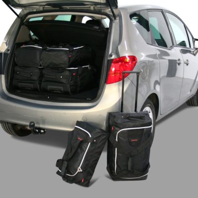 Pack de 6 sacs de voyage sur-mesure pour Opel Meriva B (de 2010 à 2017) - Gamme Classique