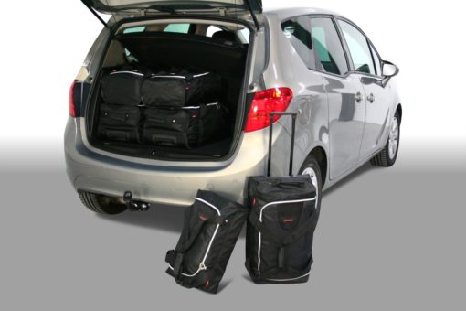 Pack de 6 sacs de voyage sur-mesure pour Opel Meriva B (de 2010 à 2017) - Gamme Classique