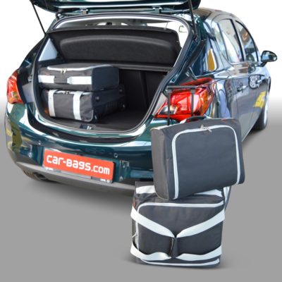 Pack de 4 sacs de voyage sur-mesure pour Opel Corsa E (de 2014 à 2019) - Gamme Classique