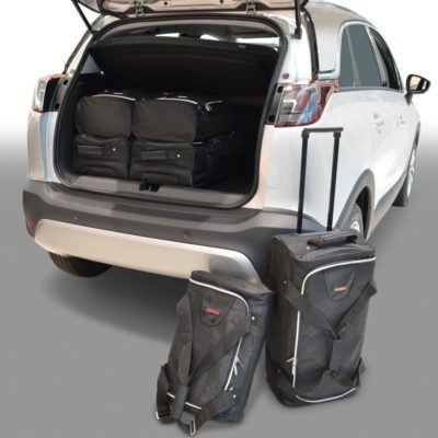 Pack de 6 sacs de voyage sur-mesure pour Opel Crossland X (depuis 2017) - Gamme Classique