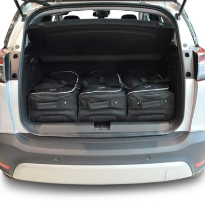 Pack de 6 sacs de voyage sur-mesure pour Opel Crossland X (depuis 2017) - Gamme Classique