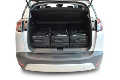 Pack de 6 sacs de voyage sur-mesure pour Opel Crossland X (depuis 2017) - Gamme Classique