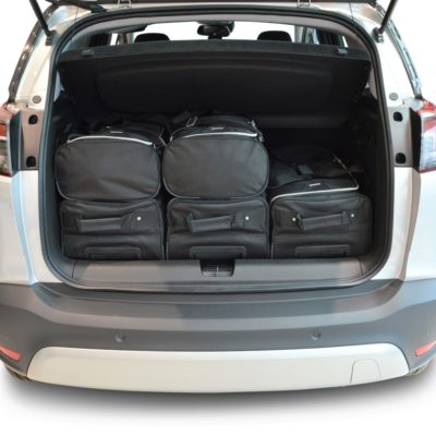 Pack de 6 sacs de voyage sur-mesure pour Opel Crossland X (depuis 2017) - Gamme Classique