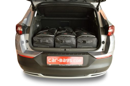 Pack de 6 sacs de voyage sur-mesure pour Opel Grandland X (depuis 2017) - Gamme Classique