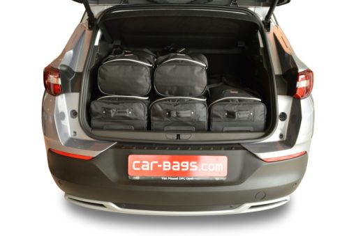 Pack de 6 sacs de voyage sur-mesure pour Opel Grandland X (depuis 2017) - Gamme Classique