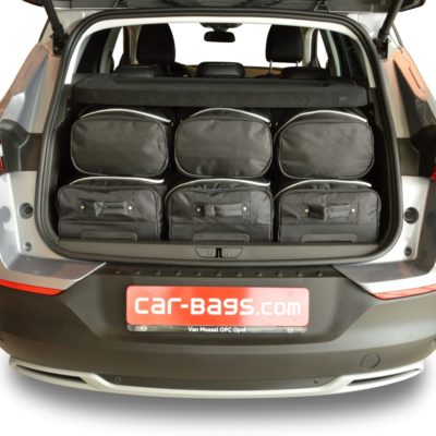 Pack de 6 sacs de voyage sur-mesure pour Opel Grandland X (depuis 2017) - Gamme Classique