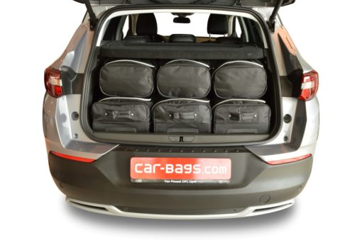 Pack de 6 sacs de voyage sur-mesure pour Opel Grandland X (depuis 2017) - Gamme Classique