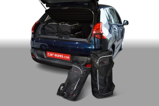 Pack de 6 sacs de voyage sur-mesure pour Peugeot 3008 I (de 2009 à 2016) - Gamme Classique