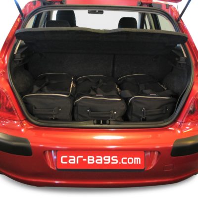 Pack de 6 sacs de voyage sur-mesure pour Peugeot 307 (de 2001 à 2008) - Gamme Classique