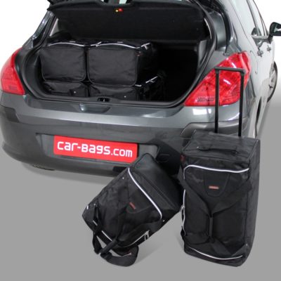 Pack de 6 sacs de voyage sur-mesure pour Peugeot 308 I (de 2007 à 2013) - Gamme Classique