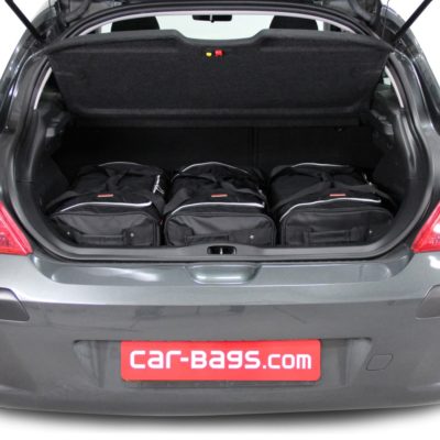 Pack de 6 sacs de voyage sur-mesure pour Peugeot 308 I (de 2007 à 2013) - Gamme Classique