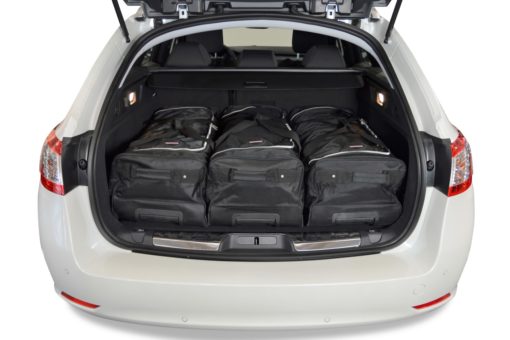 Pack de 6 sacs de voyage sur-mesure pour Peugeot 508 I SW (de 2011 à 2019) - Gamme Classique