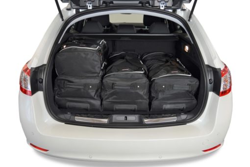 Pack de 6 sacs de voyage sur-mesure pour Peugeot 508 I SW (de 2011 à 2019) - Gamme Classique