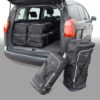 Pack de 6 sacs de voyage sur-mesure pour Peugeot 5008 I (de 2009 à 2017) - Gamme Classique