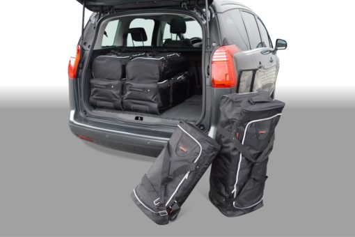 Pack de 6 sacs de voyage sur-mesure pour Peugeot 5008 I (de 2009 à 2017) - Gamme Classique